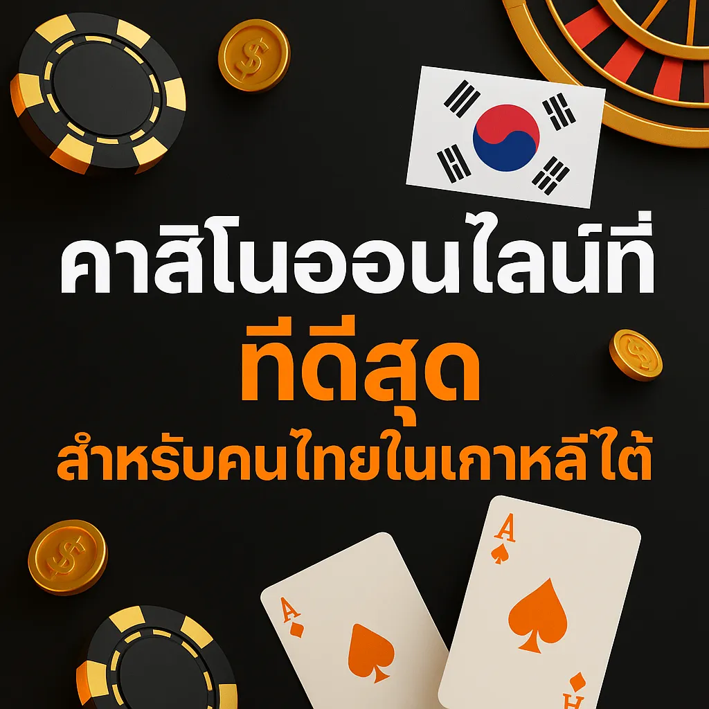คาสิโนออนไลน์ที่ดีที่สุดสำหรับคนไทยในเกาหลีใต้